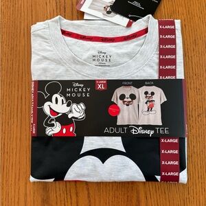 Disney Mickey Mouse Red and Gray Tee